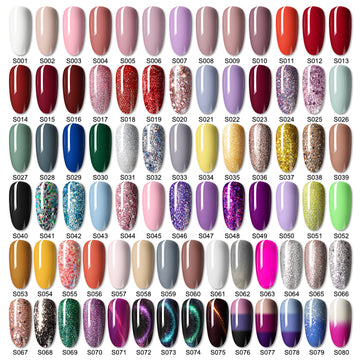ROSALIND 5ml 80PCS/Set Soak Off Gel Polish Bright For Nail Art Design LED/UV Lamp